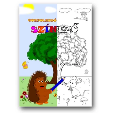 Gondolkodó - Színező